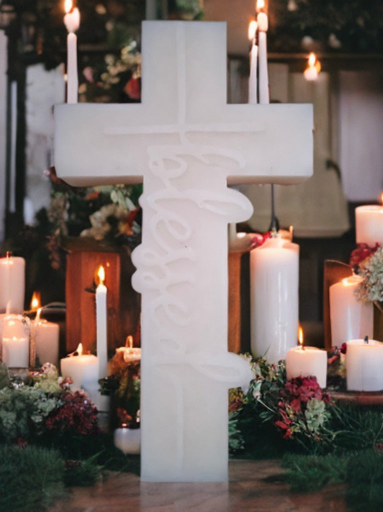 Blessed Cross Candle: Genesis 12:2-3